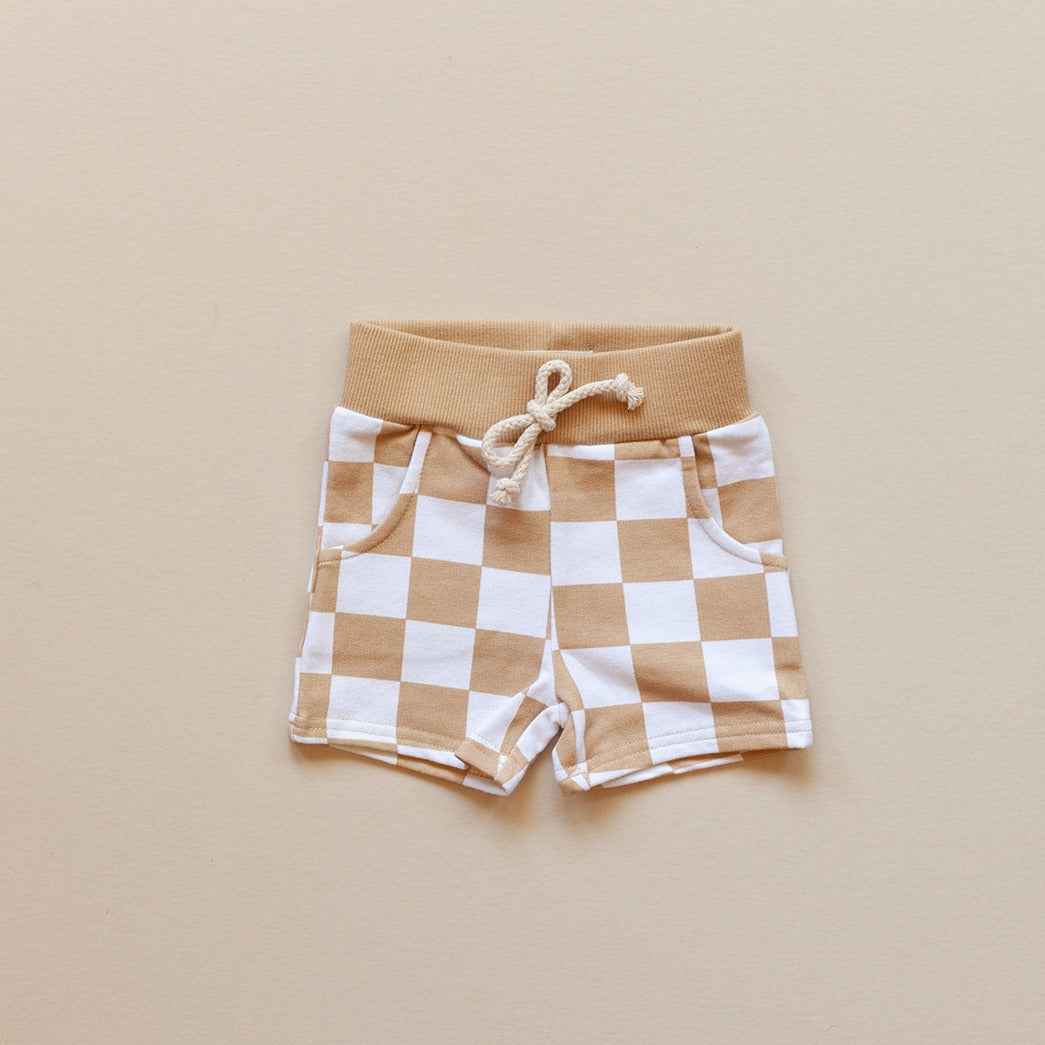 Checkered Shorts - Baby Bear Outfitters
