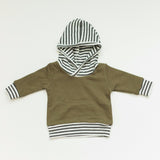 Olive Hoodie - Baby Bear Outfitters