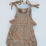 Aurora Tie Romper - Baby Bear Outfitters