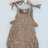 Aurora Tie Romper - Baby Bear Outfitters