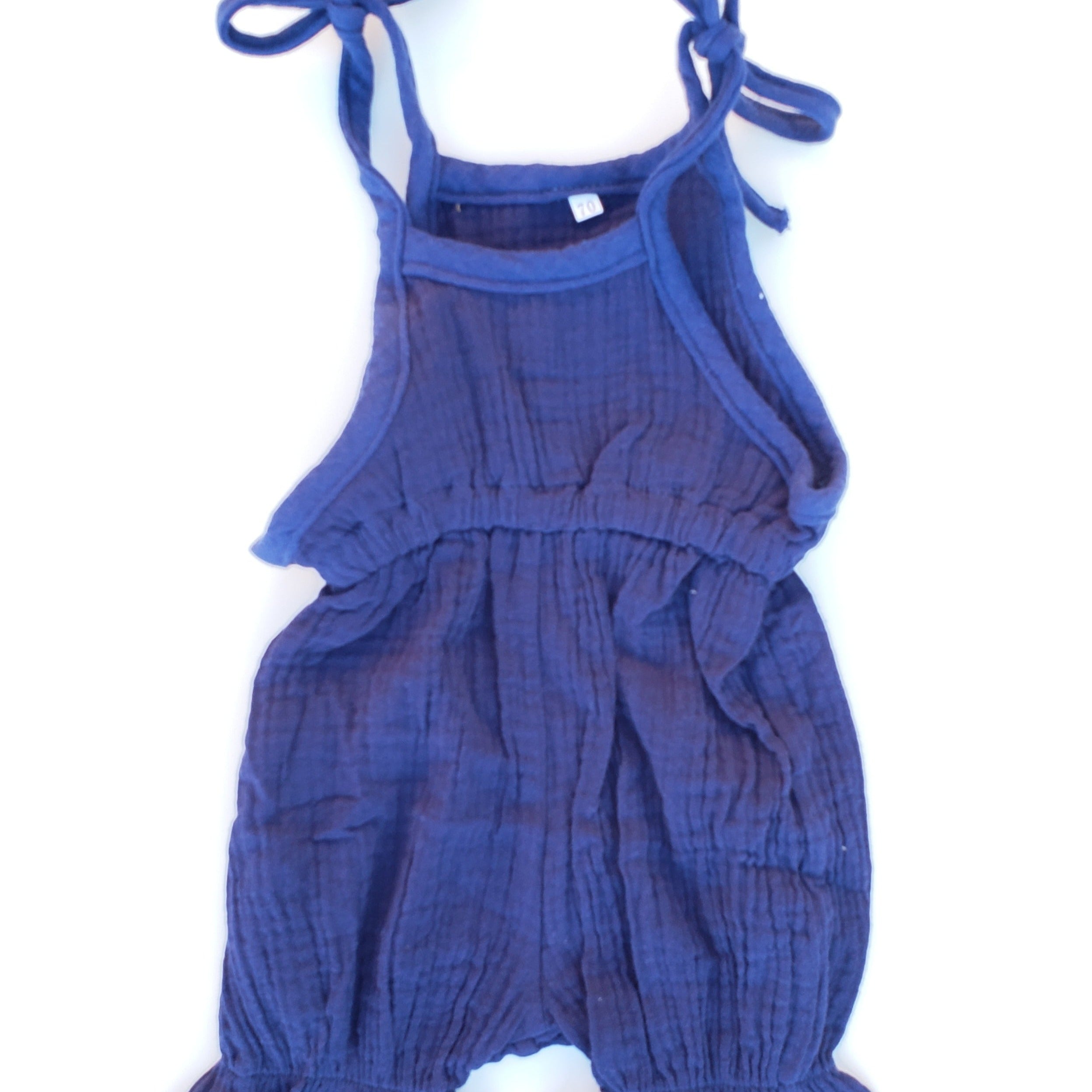 Aurora Tie Romper - Baby Bear Outfitters