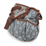 Arrow Print Canvas Diaper Bag - Baby Bear Outfitters