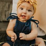 Aurora Tie Romper - Baby Bear Outfitters