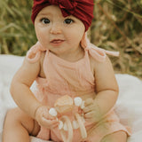 Aurora Tie Romper - Baby Bear Outfitters