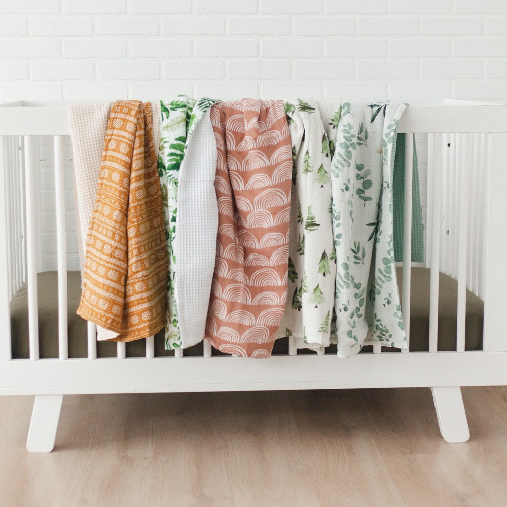 Waffle Receiving Blanket - Baby Bear Outfitters