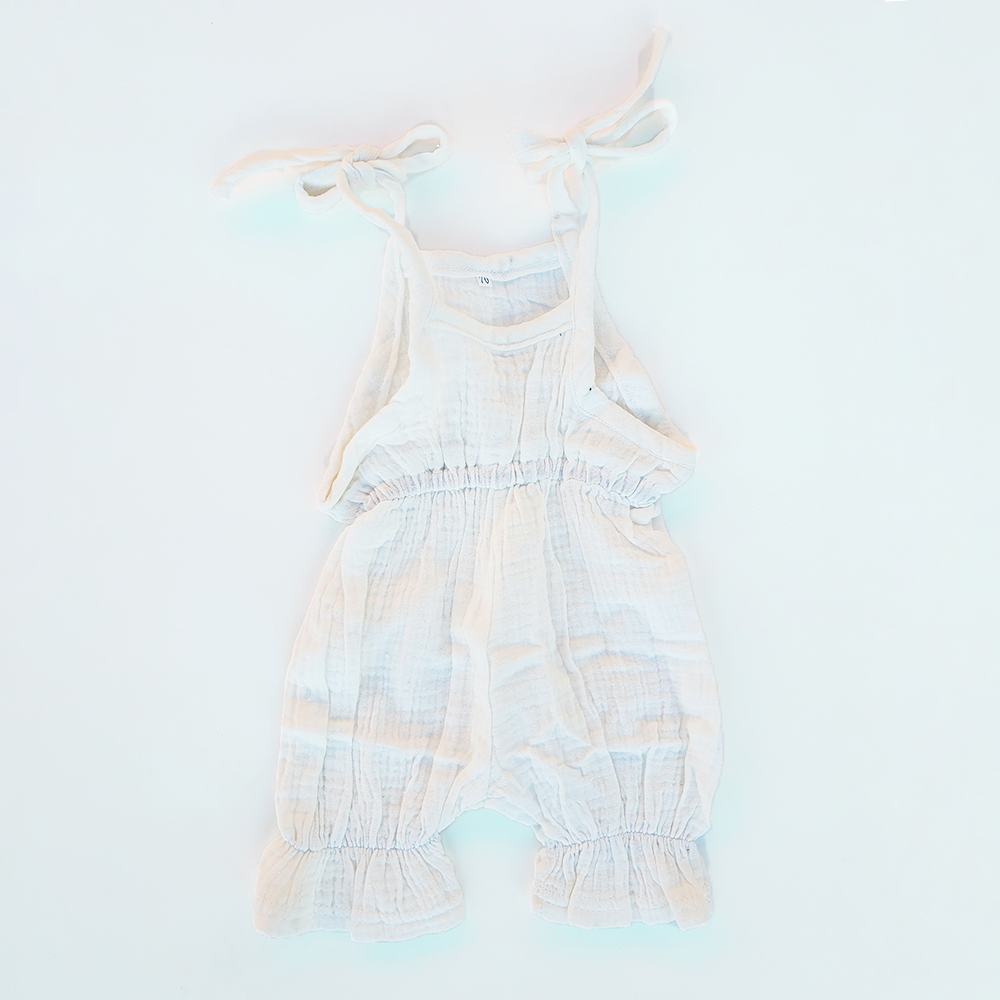 Aurora Tie Romper - Baby Bear Outfitters