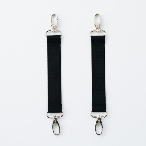 Black Stroller Straps - Baby Bear Outfitters