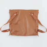 Vegan Leather Diaper Bag Tote | Removable Liner | Washable - Baby Bear Outfitters