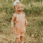 Aurora Tie Romper - Baby Bear Outfitters