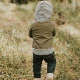 Olive Hoodie - Baby Bear Outfitters