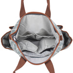 Arrow Print Canvas Diaper Bag - Baby Bear Outfitters