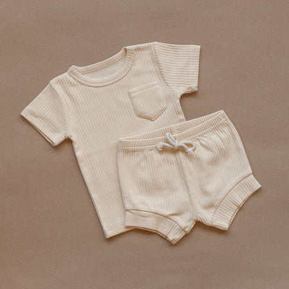 Myla Ribbed Cotton Set - Baby Bear Outfitters