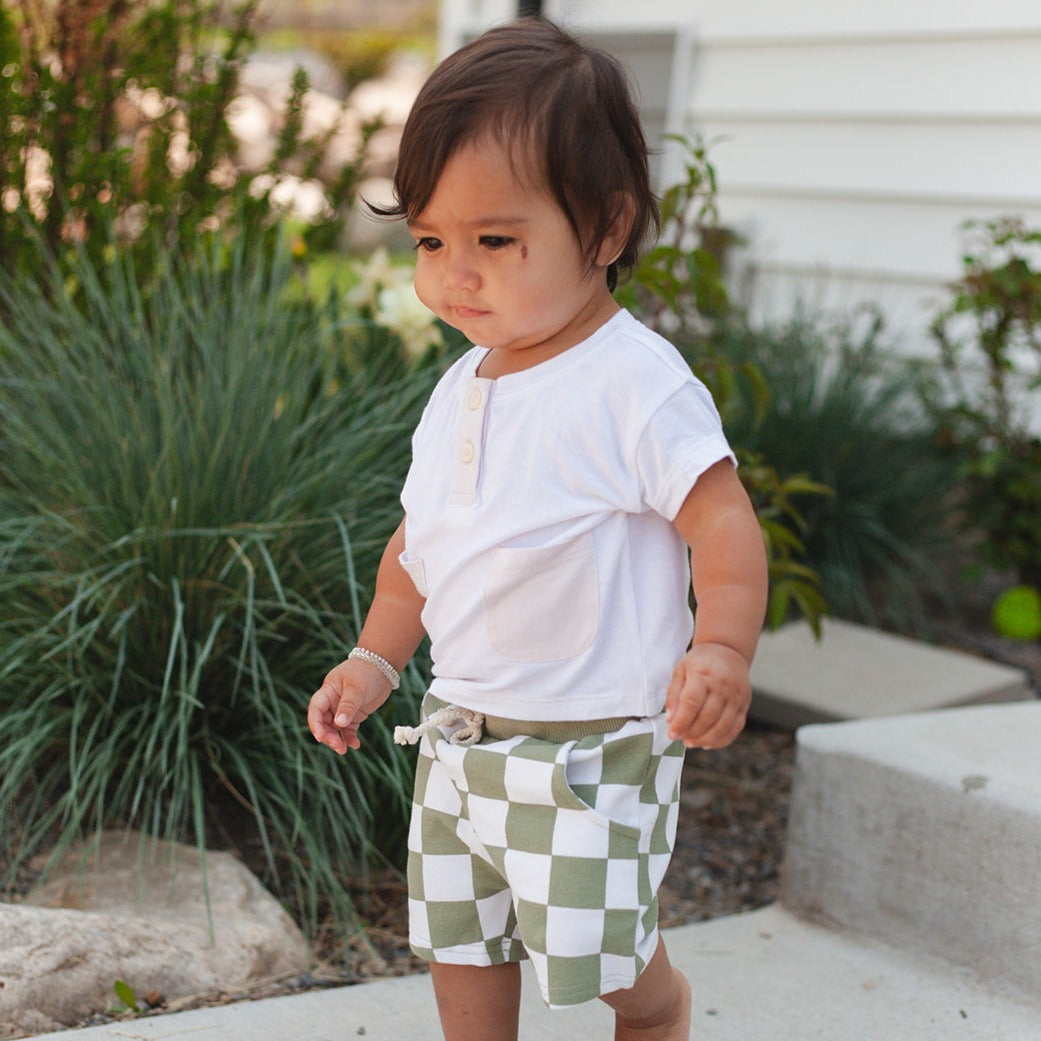 Checkered Shorts - Baby Bear Outfitters