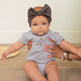 Organic Cotton Button Onesie - Baby Bear Outfitters