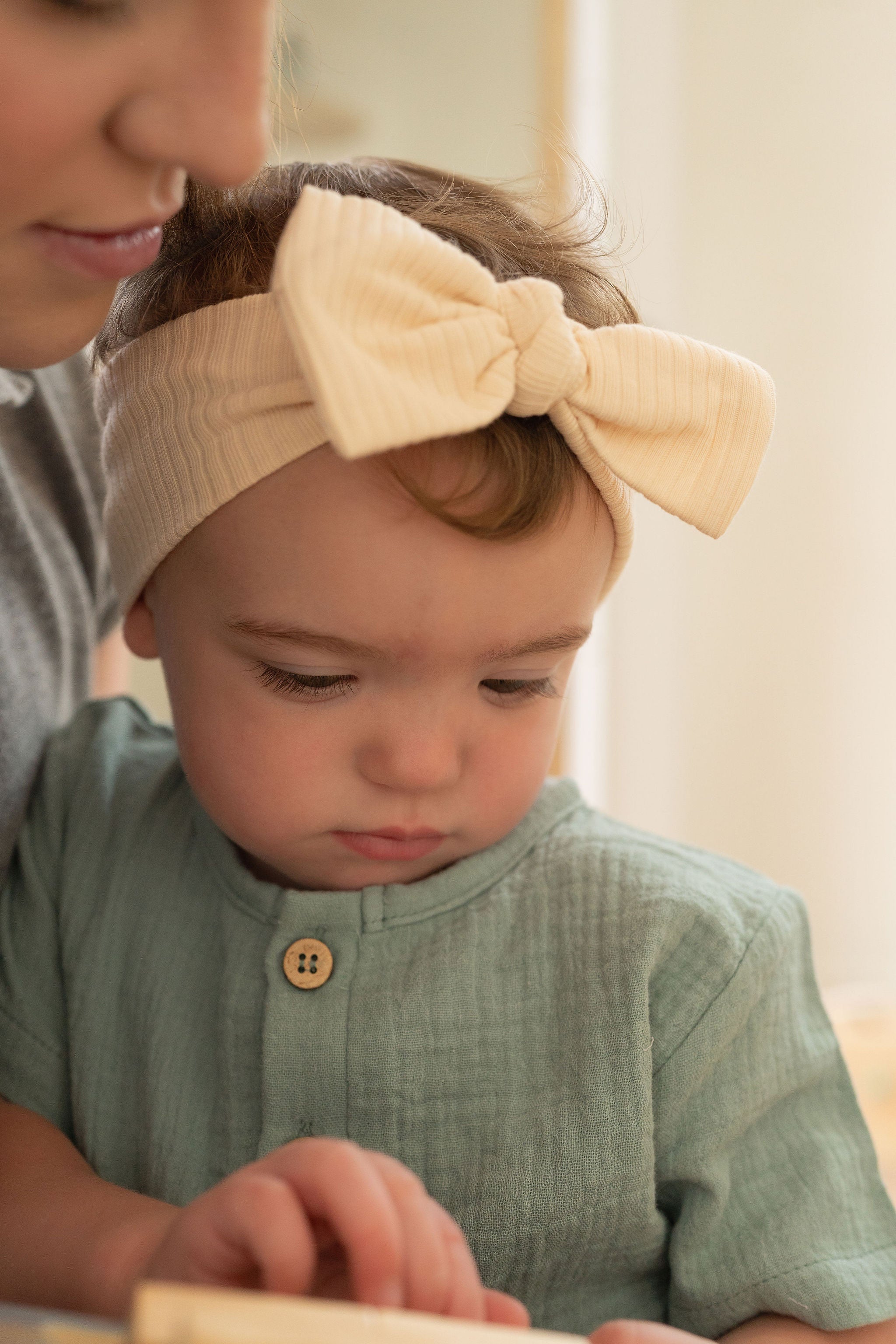 Organic Cotton Button Onesie - Baby Bear Outfitters