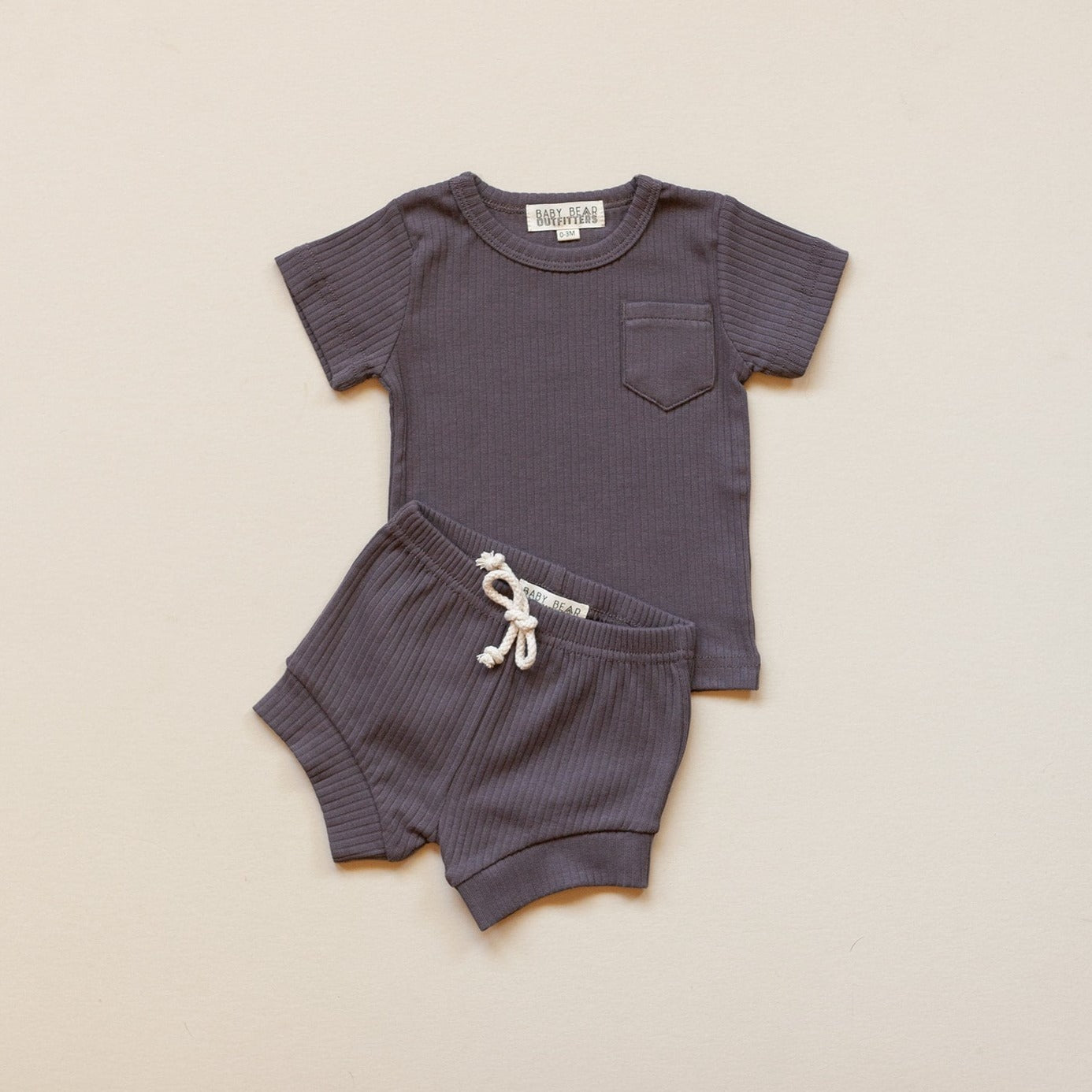Myla Ribbed Cotton Set - Baby Bear Outfitters
