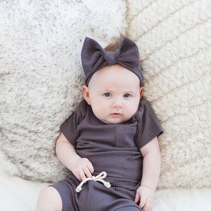Myla Ribbed Bow - Baby Bear Outfitters