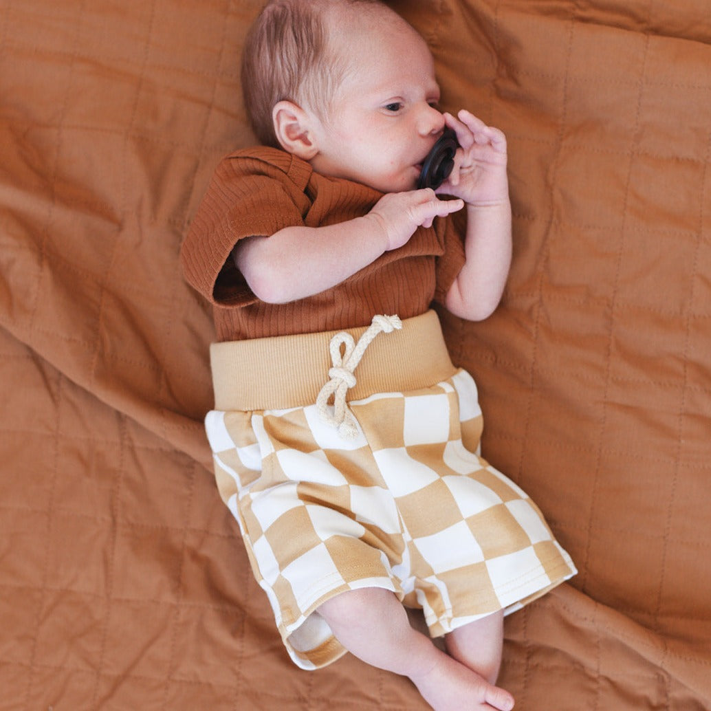 Checkered Shorts - Baby Bear Outfitters