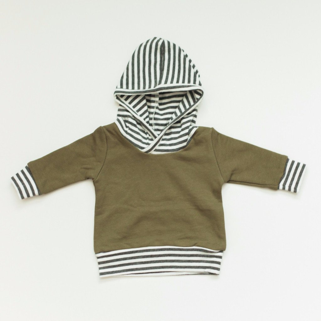 Olive Hoodie - Baby Bear Outfitters