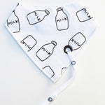 Black and White Drool Bib - Baby Bear Outfitters