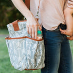 Arrow Print Canvas Diaper Bag - Baby Bear Outfitters