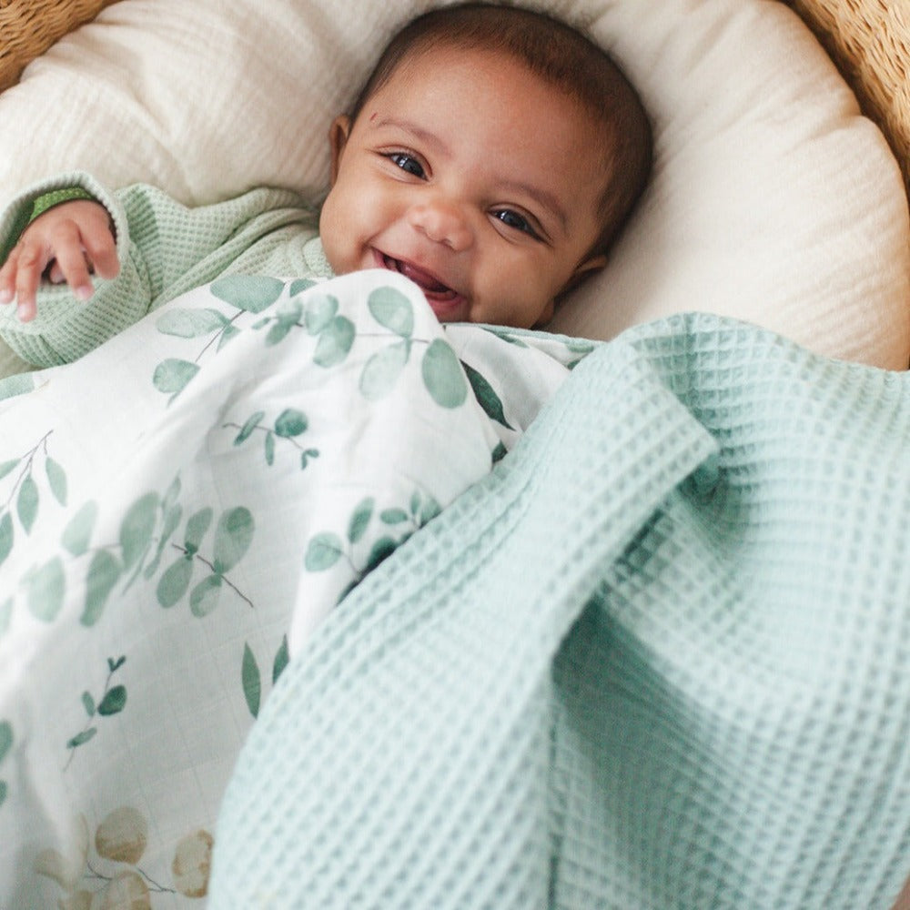 Waffle Receiving Blanket - Baby Bear Outfitters