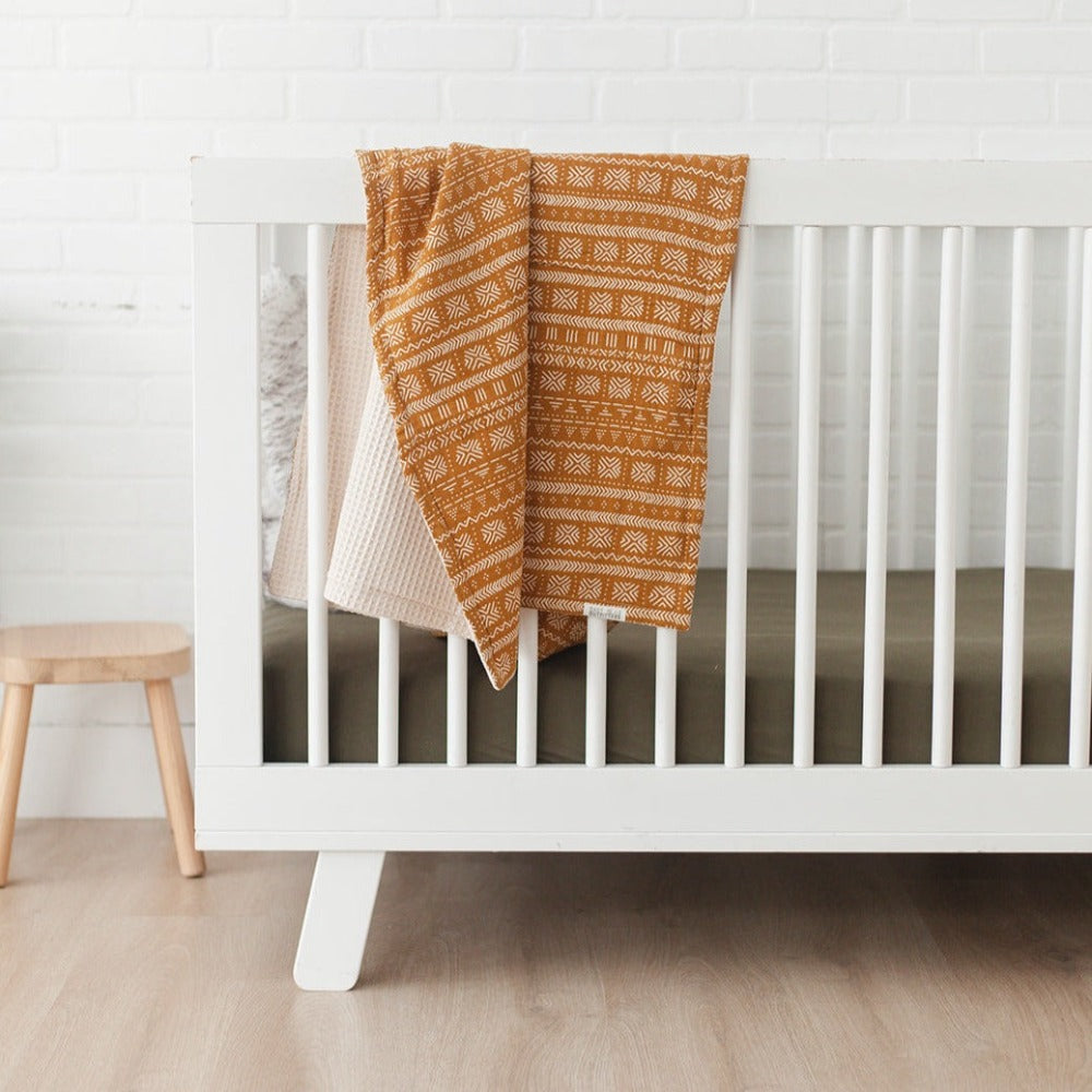 Waffle Receiving Blanket - Baby Bear Outfitters